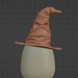 qq.jpg Easter Egg wearing Harry Potter Sorting Hat