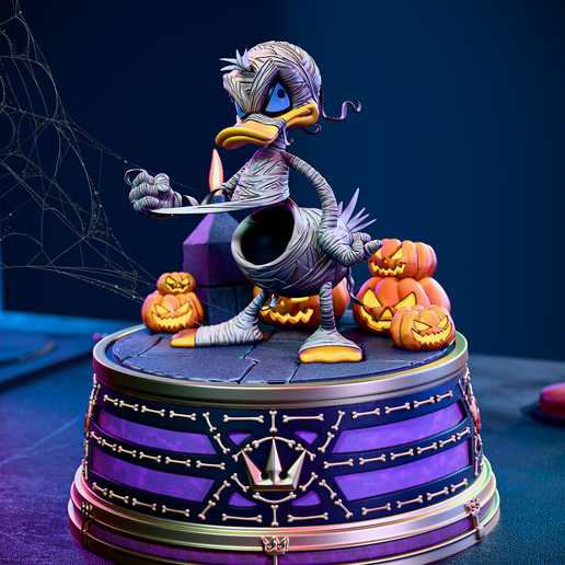 Titulo: 1:8 Scale Halloween Donald 3D Printable Model