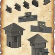 3db24538a2e94f77329c7a64a9360e90_original.jpg STL file wooder fort corner wall・3D print design to download