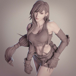 Tifa-Final-Fantasy-statue-3D-model-Ready-to-print-3D-print-model-0.png Tifa Final Fantasy statue 3D model Ready to print 3D print model 3D print model