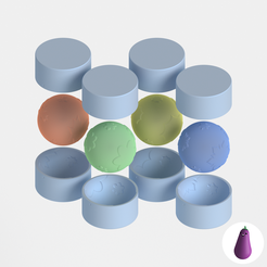 1.png Archivo STL SEASONS SPHERE D80 MOLDE PARA JABON SOLIDO BOMBA DE BAÑO・Diseño de impresora 3D para descargar