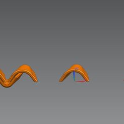 monk_nun_L16.5_frei11_B1.jpg Archivo STL gratis MODELBAU ROOF; Mönch und Nonne ZIEGEL; 16,5 MM, ROOFING SHINGLES, ROOFING PIECES, DACHSCHINDELN・Plan de la impresora 3D para descargar