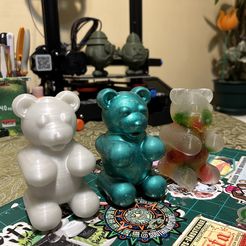 Free 3D file gummy bear candle mold 🐻・3D printer design to