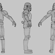 Wireframe.png Stormtrooper Lowpoly Rigged