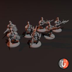 WholeArmy_30.jpg Бесплатный STL файл 750p Космические солдаты Армия уборщиков・Модель 3D-принтера для загрузки