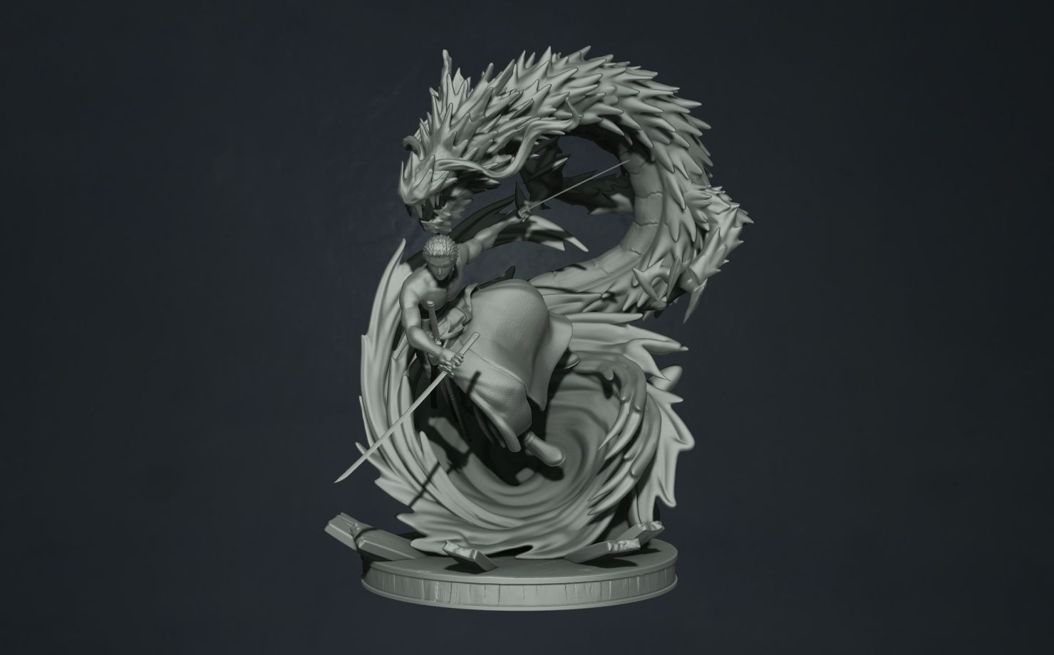 ZOROW.jpg Télécharger fichier une pièce - roronoa zoro - statue imprimée en 3d • Design pour impression 3D, pako000