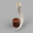 f.png Viking Drinking Horn + Base