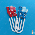 Paperclip2.png LOVE Herz Valentine's Jumbo Büroklammer
