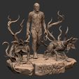vecna-demogorgon-stranger-things-3d-model.jpg Vecna and Demodogs Premium Statue - Stranger Things Upside Down Masterpiece