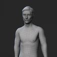7.jpg Animated Naked Old Man-Rigged 3d game character Low-poly