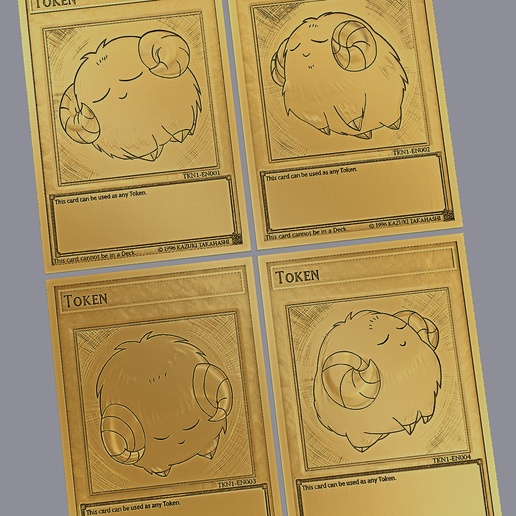 scapegoat token - yugioh STL File for Cults