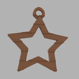 75.png Hollow christmas star X76