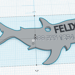 Cat_Shark_Nametag.png Fichier STL gratuit Porte-nom Cat Shark・Objet imprimable en 3D à télécharger, frejyasdaeg