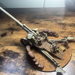 Canon Earthshaker. Artillerie lourde de la Force impériale