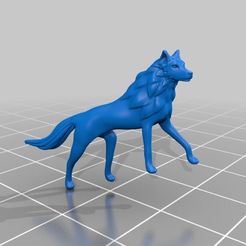 e0016837810119bfe993a3fe0ec2a669.png Free STL file Dream wolf・Design to download and 3D print, Shinokez