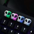02.jpg Halber Schädel Alien - Mechanische Tastatur