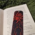 20251026_212409.jpg Stranger – The Shadowed Web Bookmark | Multi-Color 3D Print