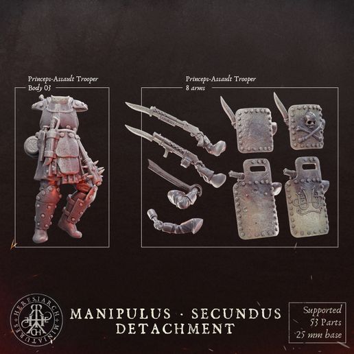 ♟ Manipulus Secundus Detachment・ 3D File for 3D printing・Cults