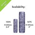 etsy-view3.jpg Holiday Decor Texture Mini Rollers for clay, mistletoe, amaryllis, jungle bells, pinecones, bows,  Set #65