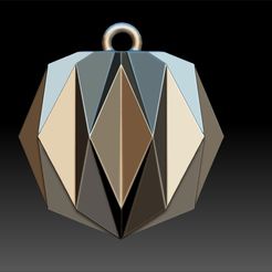 origami.jpg OBJ-Datei Origami Shape Pendant・3D-Druckvorlage zum Herunterladen