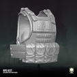 2.png Residual Evil RPD Fan Art Vest 3D printable File For Action Figures