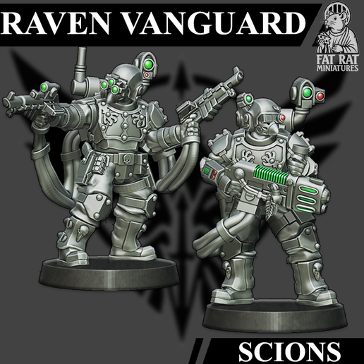 (NO CAPES) Scions Raven Vanguard Auxilia builder full kit