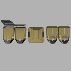 3D file TDK Utility Belt Pouch  Functional Open/Close Lid・3D printer  design to download・Cults