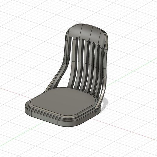 Seat for Douglas C-47 radio operator 3D model
