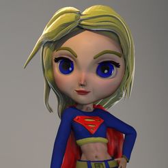 supergirl2.395.jpg STL-Datei Super Mädchen herunterladen • Objekt für den 3D-Druck, gilafonso