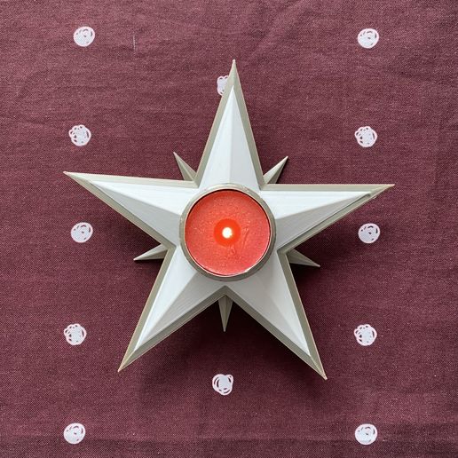 weihnachtsstern deko beleuchtet 3D Samt Leuchtstern Ø 60cm Weiß Beleuchtet Weihnachtsstern Papierstern —  LS-LebenStil main image 1