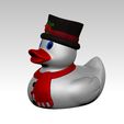 222.jpg RUBBER DUCK SNOWMAN KACHUR STL