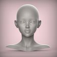 2.16.jpg 40 3D HEAD FACE FEMALE CHARACTER FEMALE TEENAGER PORTRAIT DOLL BJD LOW-POLY 3D MODEL