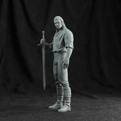 Preview-1.png The Witcher 3d print 3D print model