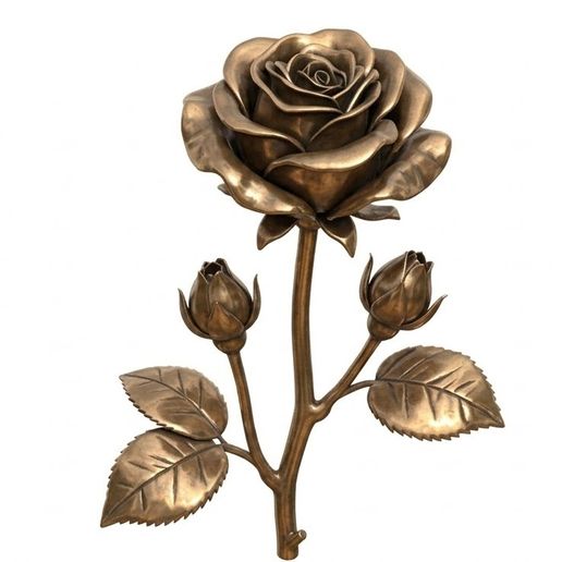🌹 Rama Rosa S1・Archivo STL para Impresión 3D・Cults