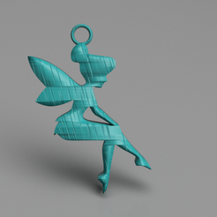tink.png Free STL file Tinker Bell earrings・3D print object to download