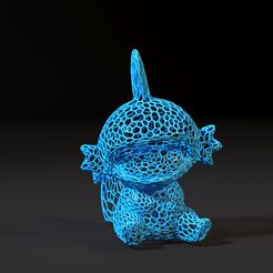 10007.jpg 3D file Mudkip Pokemon・3D printable design to download