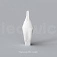 B_4_Renders_1.png Niedwica Vase Set B_1_10 | 3D printing vase | 3D model | STL files | Home decor | 3D vases | Modern vases | Floor vase | 3D printing | vase mode | STL  Vase Collection