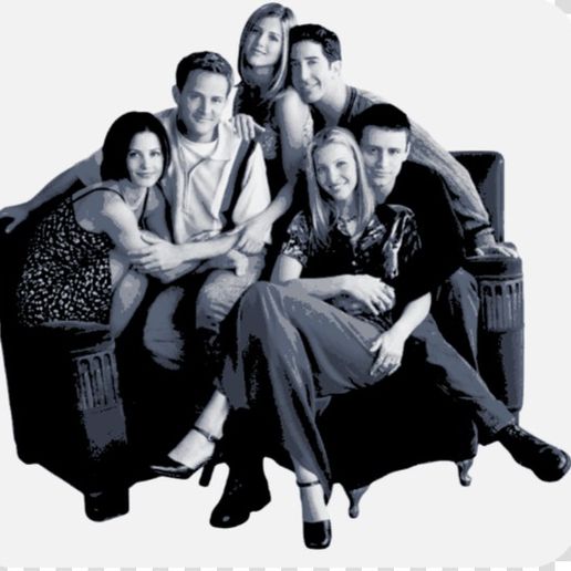 TV friends lamp painting and canvas 2 in 1