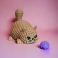 PHOTO-1.png Crochet Cat Piggy Bank ( No Support )