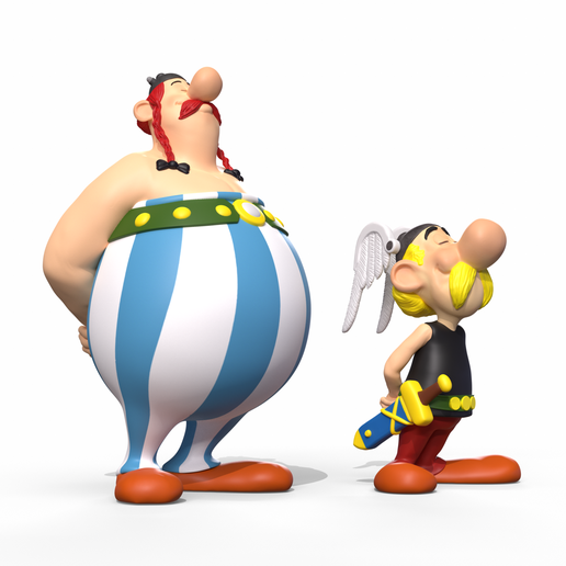 Asterix and Obelix 3D model