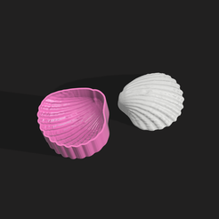 Sea-shell-STL-file-for-vacuum-forming-and-3D-printing_2.png Sea shell Bath Bomb Mold STL files