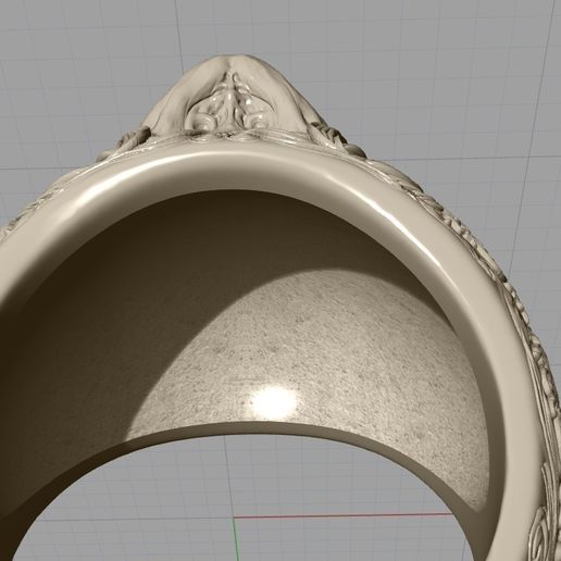 Screenshot_15.jpg Skull ring jewelry skeleton ring 3D print model