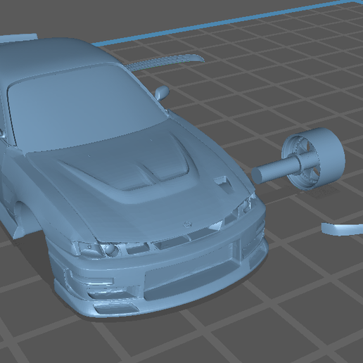 1/64 Nissan S14 240 SX Drift Car