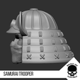 14.png Samurai Trooper Head for 6 inch action figures