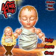 FreshStartMiniEgypt23.png Nativity Baby Jesus MultiColor Flexi Print-In-Place + figure