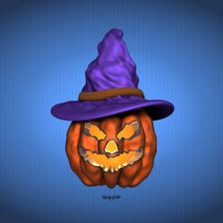 1-1.jpg STL file jack o lantern pumpkin・3D printing template to download