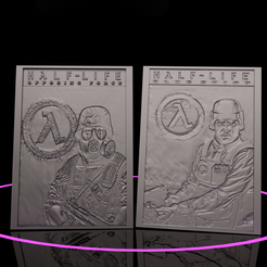 HALF.png Fichier STL HALF LIFE - EXPANSIONS Poster Lithographie's・Modèle pour imprimante 3D à télécharger