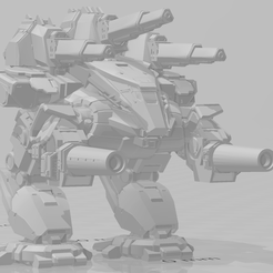 Omega-V1b.png Бесплатный 3D файл Американская Меха Альфа Супертяжелая・3D-печатная модель для загрузки