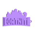 fortnite2.stl Fortnite keychain key ring