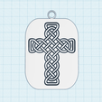 RRRY OK © Celtic cross ornament keychain, pendant, printable spiritual symbol decoration, spiritual wall art decor, energy tag, fridge magnet